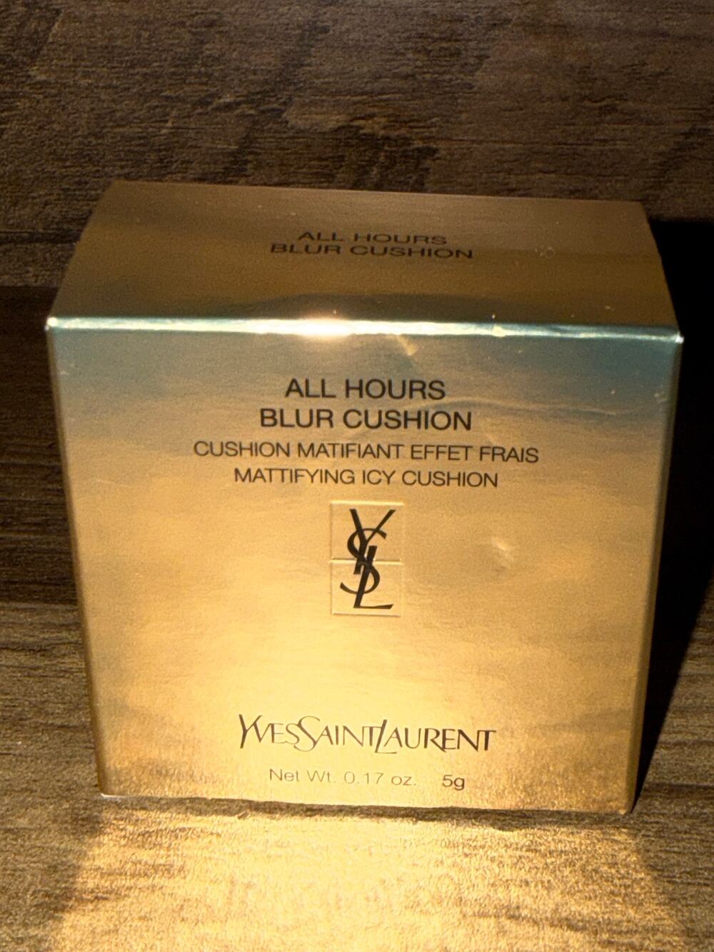 YSL All Hours Blur Cushion Mattifying Icy Cushion Mini (5g / 0.17 oz) NIB